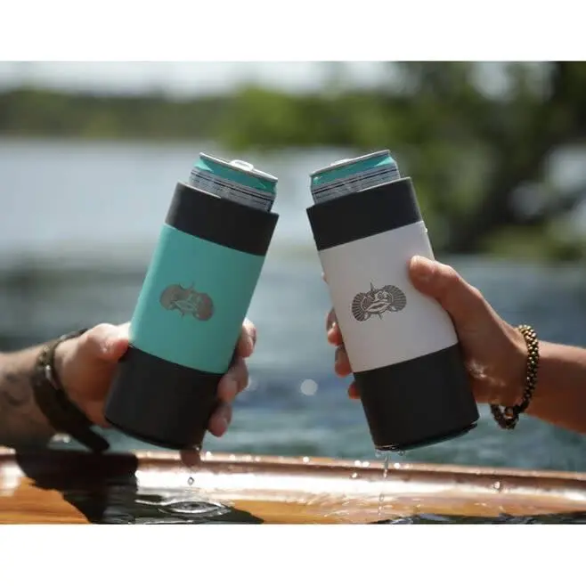 Toadfish Non-Tipping Slim Can Cooler Teal - TG1520