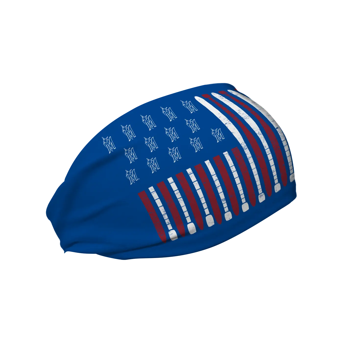 Marlins Cooling Headband:  Baseball Flag