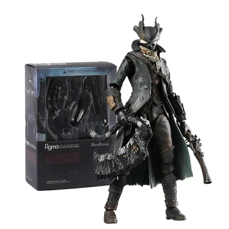 Bloodborne Hunter Figma 367-DX Action Figure Doll Handmade Model