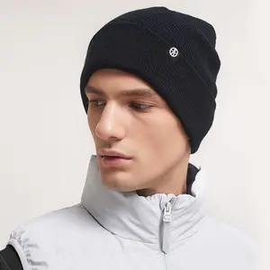 Knitted Hat Children's Winter Outdoor Warm Cover Ear Protector Hat Men's Silk Lining Flanged Cold Hat