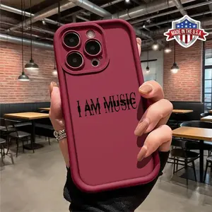 Minimalist Text Quote Design Case for iPhone 17 Pro Max 16 15 14 13 12 11 XR XS Plus Slim Lightweight Shockproof Anti Drop Protective Durable TPU Phone Cover