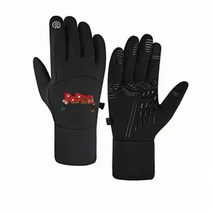 1 pair with Popeye Well Blow Me Down Cartoon Design Cwinter gloves sports gloves Touch Screen Comfort Fit Outdoor Sports unisex sports gloves keep warm holiday gifts Stylish
