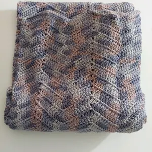 Chevron Afghan  40 by 39