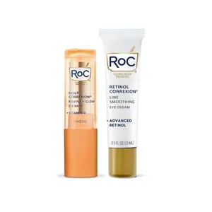 [RoC Skincare] MULTI CORREXION Revive + Glow Eye Balm & Line Smoothing Eye Cream