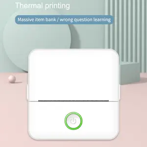 Mini Sticker Printer with Bluetooth Connection High-Definition Thermal Printing Vivid Colors Eco-Friendly No Ink Required for Planners Labels & Fun Stickers