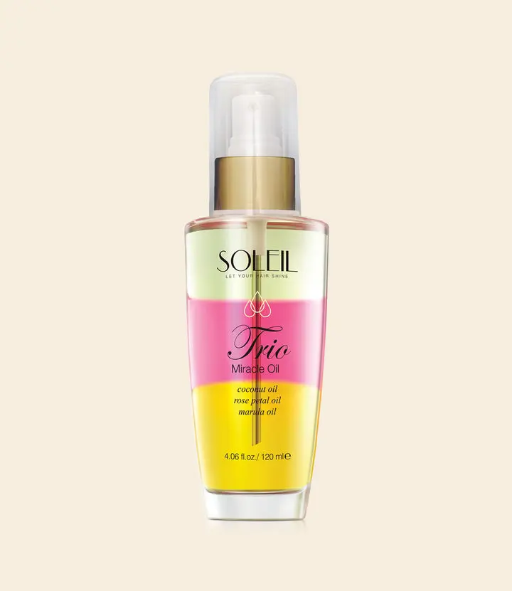 Soleil Trio Miracle Oil - marula, Rose & Coconut Oils