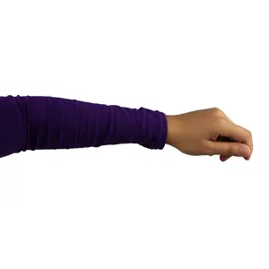 Jersey Stretchy Sleeve Extender - Eggplant Purple