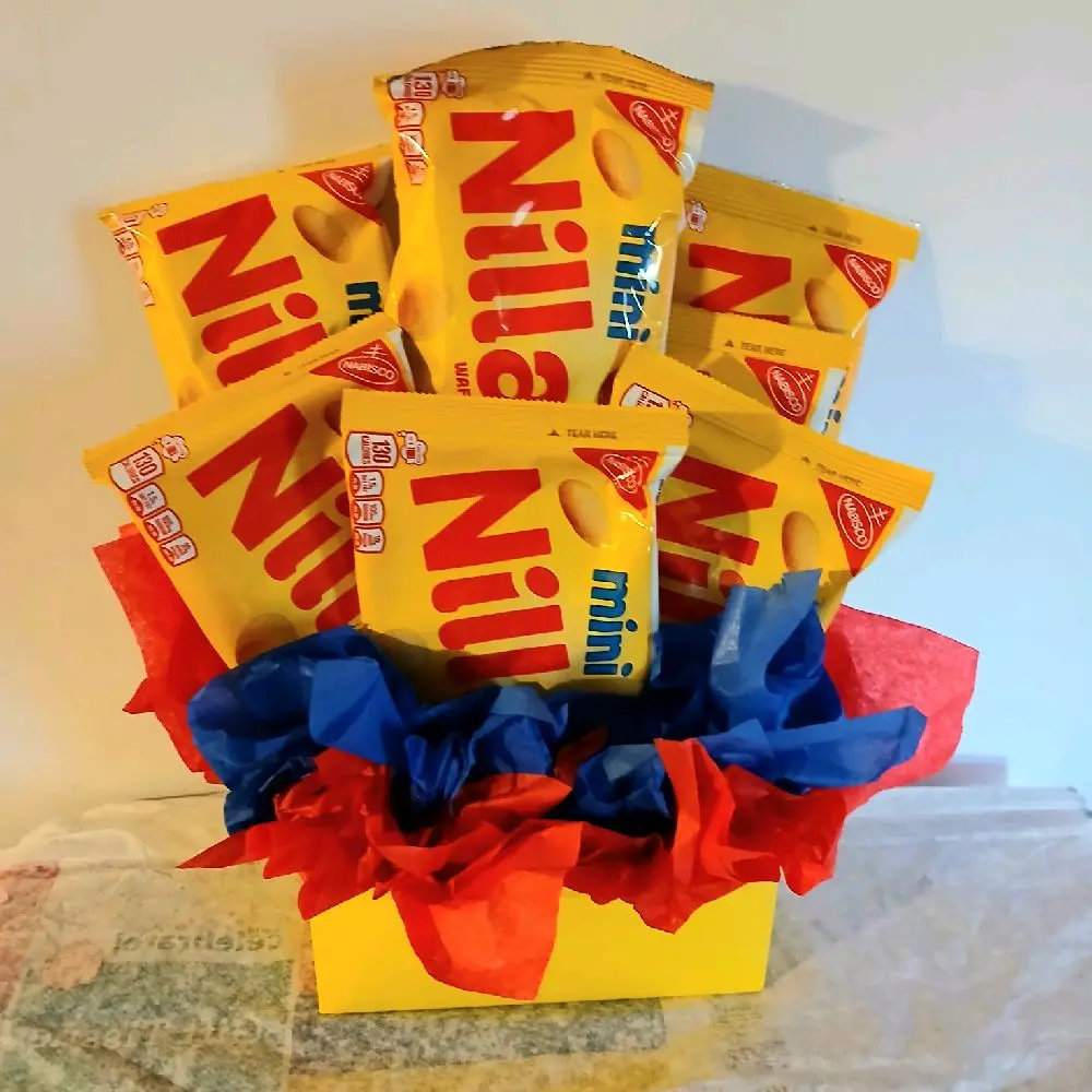 Cookie Box, Sweet Snack, Wafer Cookies, Gift Bouquet