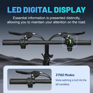 tandem e-bike; two-seater e-bike; folding e-bike for kids, teens, adults; 20Mph Top Speed; 10 Ah battery; Pedal Assist; Commute Made Easy: Foldable Electric Bicycle