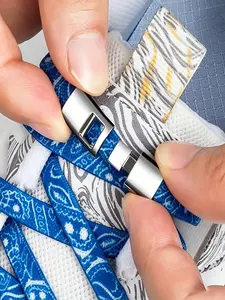 Elastic Shoelace Free Laces, No-Tie Shoe Closure for Men and Kids, Adjustable Strap for Comfortable Fit, Easy-To-Use Footwear Accessory