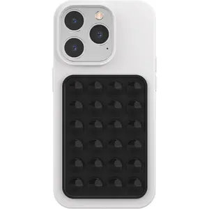 Silicone Phone Sticky Grip, Suction Phone Case Mount for iPhone and Android, Hands-Free Sticky Cell Phone Grip, Mobile Fidget Mirror Holder for Selfies and Videos