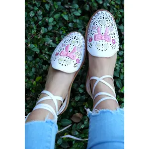 Coquette Mexican Lace Up Huaraches for Women - Comfortable Summer Footwear with Decorative Bow and Colorful Design