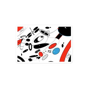 Bubble-free sticker
