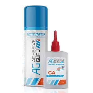 Super CA Glue with Activator - 1.7 oz & 6.76 fl oz - ADHESIVE GURU - AG220