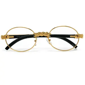 High Fashion Ornate Frame Oval Eyewear High Fashion Ornate Frame Oval Eyewear