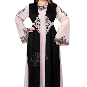 Beautiful Abaya with Smooth Texture and Lovely Design Simple Yet Elegant 3X
