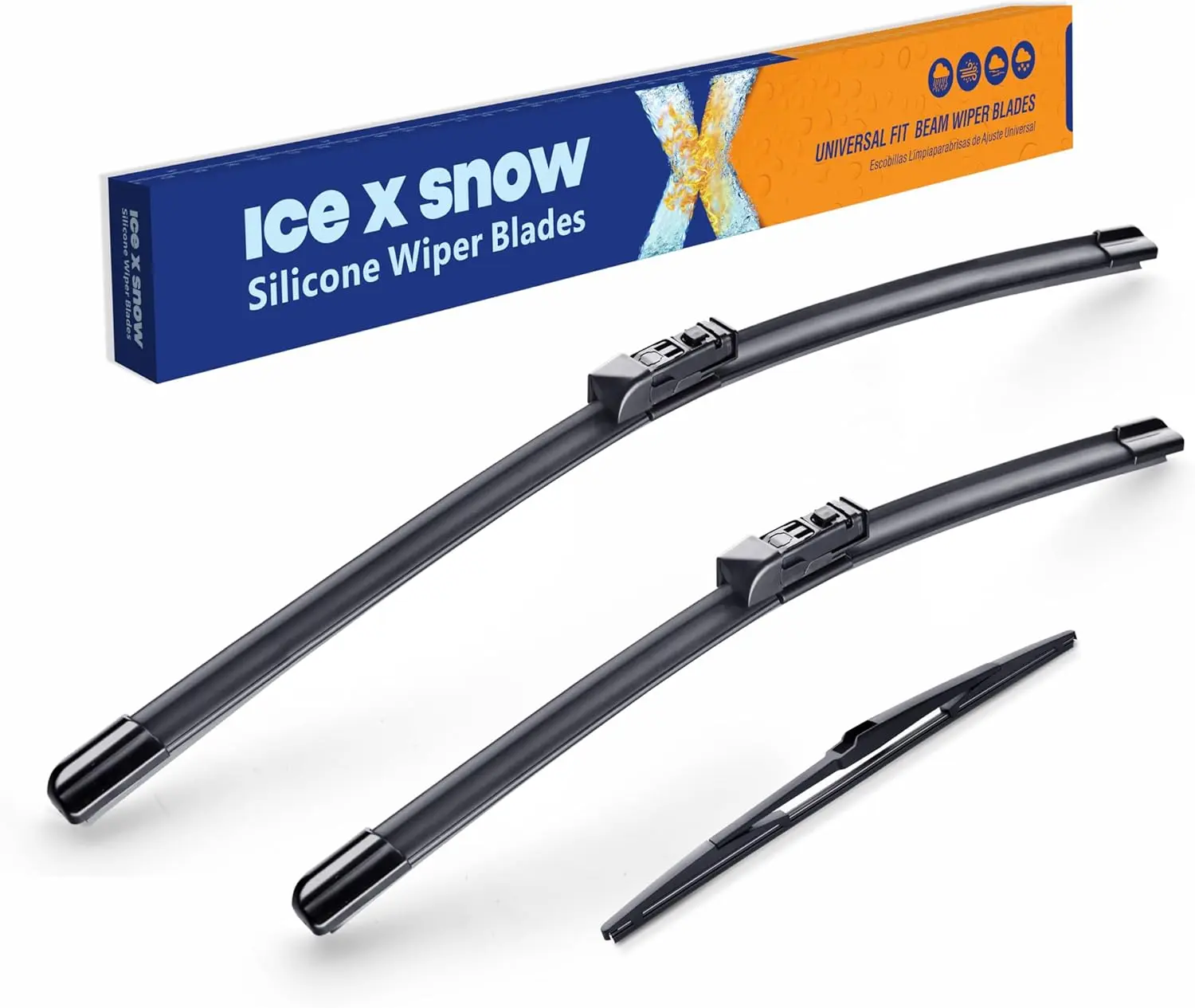 ICEXSNOW ®   Silicone Windshield Wiper Blades Replacement for        CHR CHR (Pack of ) Automotive Replacement Windshield Wiper Blades,"+"+"(A)