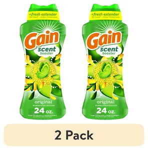 (2 Pack) Gain Fireworks In-Wash Scent Booster Laundry Beads, Original Scent, 24 Oz Procter & Gamble