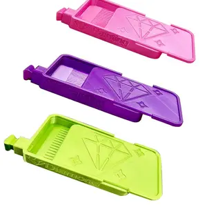 3D Printed Sliding Diamond Painting Tray with Reversible Diamond Tray, New Diamond Sifting Tray, Diamond Placement Tray, Funnel Tray, Storage Tray, DIY Diamond Embroidery Tools
