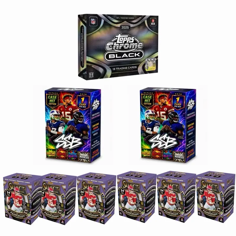 Break #125 : 9 Box Random Team Trading Card Break
