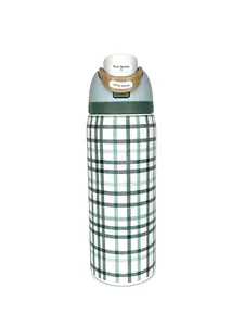 Owala Plaid Vacuum Insulated Water Bottle, Kitchen Drinkware for Daily Hydration