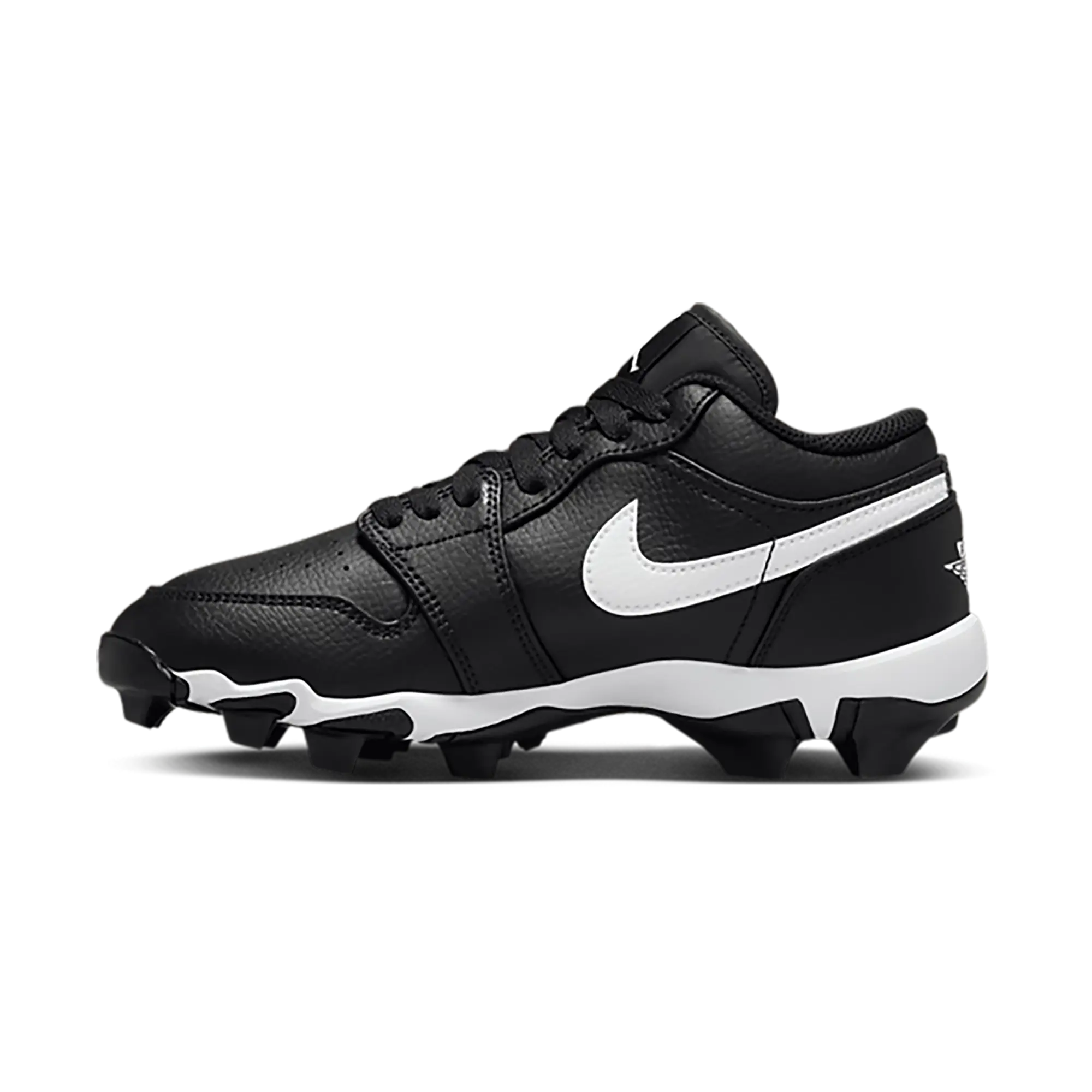 Jordan 1 Low Cleat GS "Black / White" HF6885 001