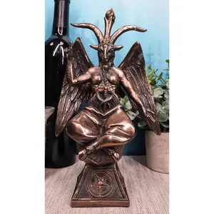 Ebros Eliphaz Levi Sabbatic Goat Baphomet Statue 9.25"Tall Solve Coagula Figurine