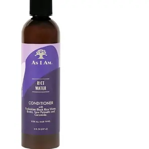AS I AM Rice Water Conditioner 8oz - Refreshing and Hydrating Formula for a Cleansing Experience