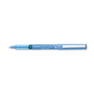 Pilot 35335 Precise V5 Stick Rolling Ball Pen Blue Barrel-Ink Micro Pt 0.25 mm Pack of 12