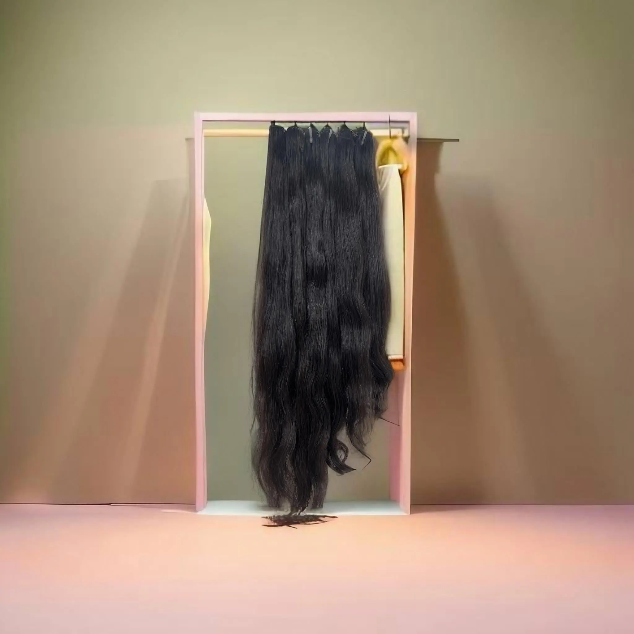 Raw Vietnamese Straight Bulk Hair Install Included Silky