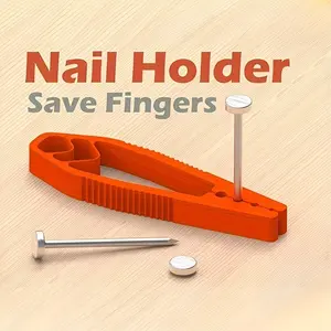 Nail Fixing Tools Portable Woodworking Nail Holder, Durable Convenient Design, Ideal for DIY Projects & Home Repairs