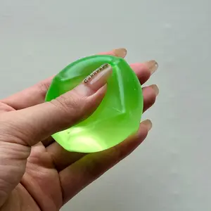3cm Cube Stress Relief Fidget Toy, KUTU Soft TPR Slow Rising Squishy Ice Cube Jelly, Pocket-Size ASMR Sensory Calm Tool, Fidgets Squishies for Busy Moms & Work Use
