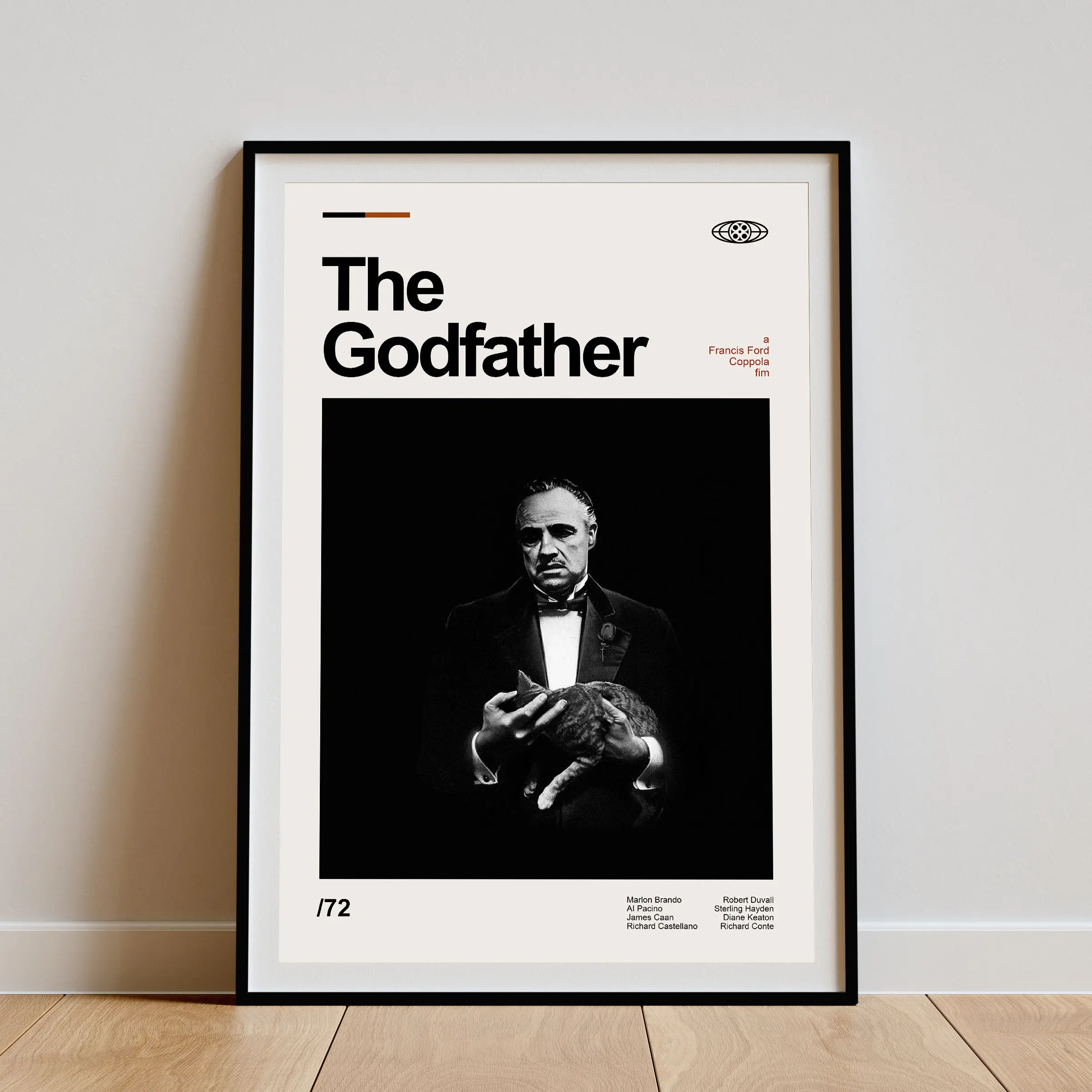 The Godfather Poster, The Godfather Movie Print, Movie Poster, Art Print, Wall Decor, High Quality, Custom Poster, Room Decor, Dad Gifts