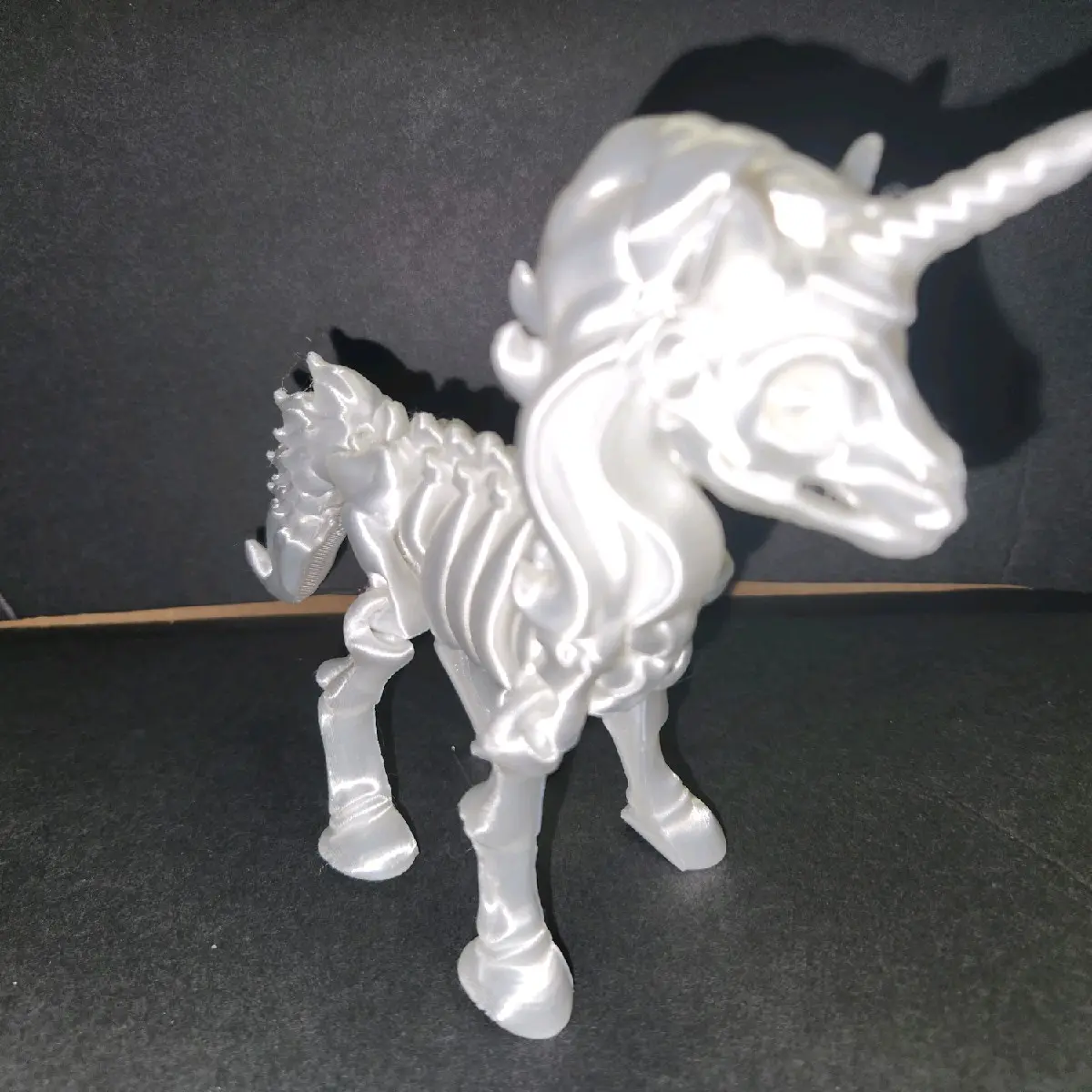 Bone Unicorn Figurine