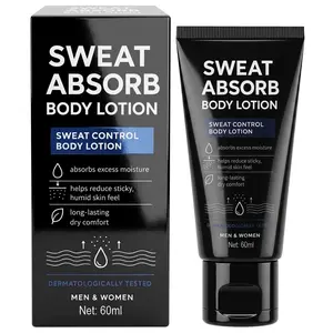 Sweat Absorbing Face & Body Lotion 50ml, Quick-Absorb Matte Formula for Oil & Excess Sweat Control, Daily Skincare Lotion for Office, Workout & Everyday Use, Unisex for Men & Women