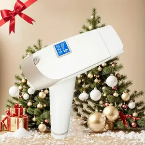 LED Ice-Cooling Laser Hair Removal Machine, Handheld Laser Epilator, Gentle Hair Removal No Spots, Valentine's Day Gift, LED Cooling Technology, Body Hair Removal