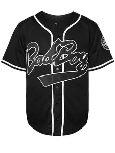 Men's Plus Size # 10 Black V-neck Baseball Shirt Sports Jersey, Breathable Polyester Fiber Loose Sports Top With Buckle Design, Alphanumeric Pattern, Micro Elasticity Suitable For Training, Beach Hiking, And Casual Wear