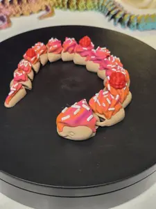 3d printed snake cake