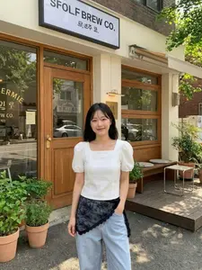 Floral Lace Triangle Scarf Belted Apron, Korean Fashion Simple Skirt, Outdoor Wear, Boho Style Elegance, All Seasons, Loose-Fitting