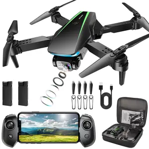 Oddire Mini Drone with Camera - 1080P HD Foldable Drone with Stable Hover Gravity Control Auto-Follow Trajectory Flight 90° Adjustable Lens One Key Take Off/Land 3D Flip Drones for Adults Kids