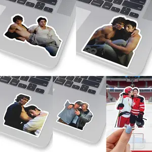 Ilya Rozanov And Shane Hollander Heated Rivalry Stickers,  Hockey Romance Stickers