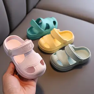 Children's Clogs Boys and Girls, Baby Indoor Soft-Soled Non-Outdoor Wear, Infant Anti-Collision