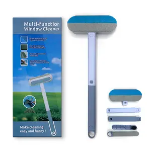 【4 in 1】Pet Hair  Tool, Multi-functional, Reusable, Washable Lint Cleaner for Dog and Cat Hair, Gentle on Furniture, Effective on Carpets, Clothing, Bedding,Pet Hair Remover for Furniture, Cat/Dog Hair Remover with Extra long Handle Adjustable