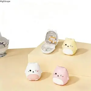 Kawaii Bear Shaped Pill Organizer, Multi-Grid Divided Storage Box for Medicine, Small Jewelry