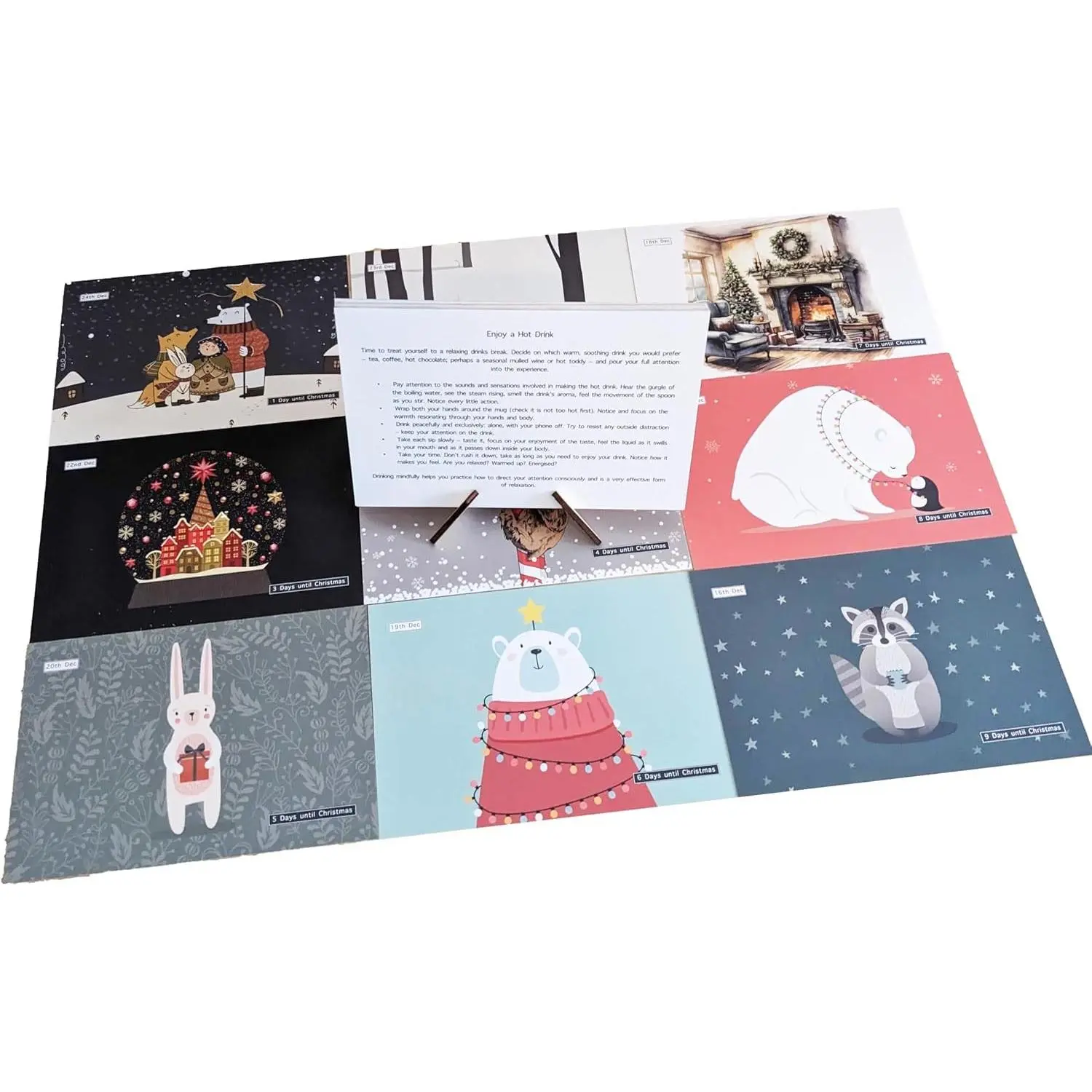 Advent Calender 24 Cards to Help You Enjoy and Appreciate Christmas Even More!
