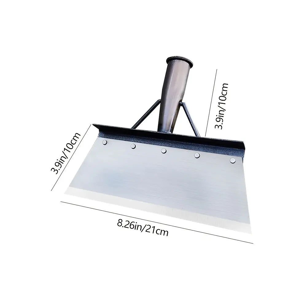 A multifunctional thickened gardening  - handleless, multi-purpose weed control tool, sharp floor  , wall  , household manure , chicken manure snow  thrower Wood Handle Plastic Scoop Shovel clean durable electric battery weeding outdoor cleaning poly rake