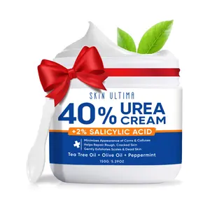 Urea Cream 40 percent for Feet with 2% Salicylic Acid, Maximum Strength & Intensive Repair Care for Dry Cracked Heels, Relief for Dry Foot, 5.29 OZ