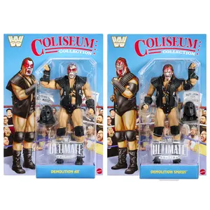 (Coliseum Collection) Demolition (Ax & Smash) - (Set of 2) WWE Ultimate Edition Ringside Exclusive Mattel WWE Toy Wrestling Action Figures