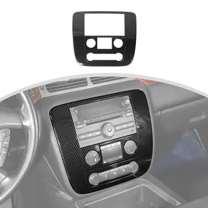 Center Console GPS Navigation Panel Trim Cover for 2007-2013 Chevy Tahoe, Suburban, Avalanche & GMC Yukon, Sierra, ABS Material with UV Coating, Easy Installation, Perfect Fit, Father's Day Gift