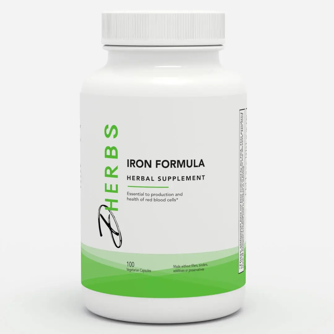 Dherbs Iron Formula – Plant-Based Herbal Supplement